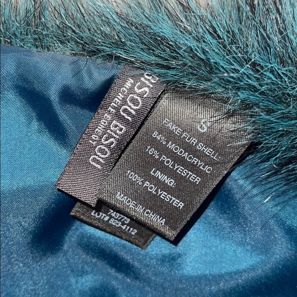 Blue Faux Fur Vest - Picture 3 of 3